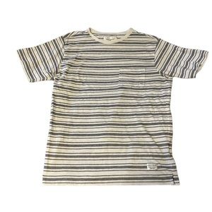 Modern Amusement striped tee with chest pocket